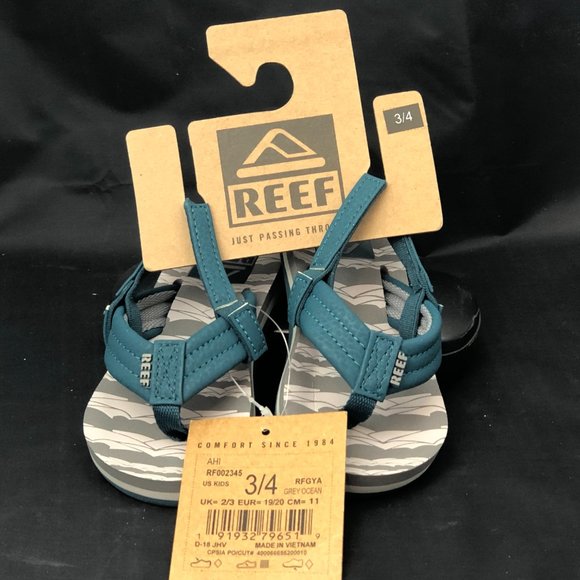 BN Reef Ahi Baby Boy Sandals Sz 3/4 - Picture 3 of 3